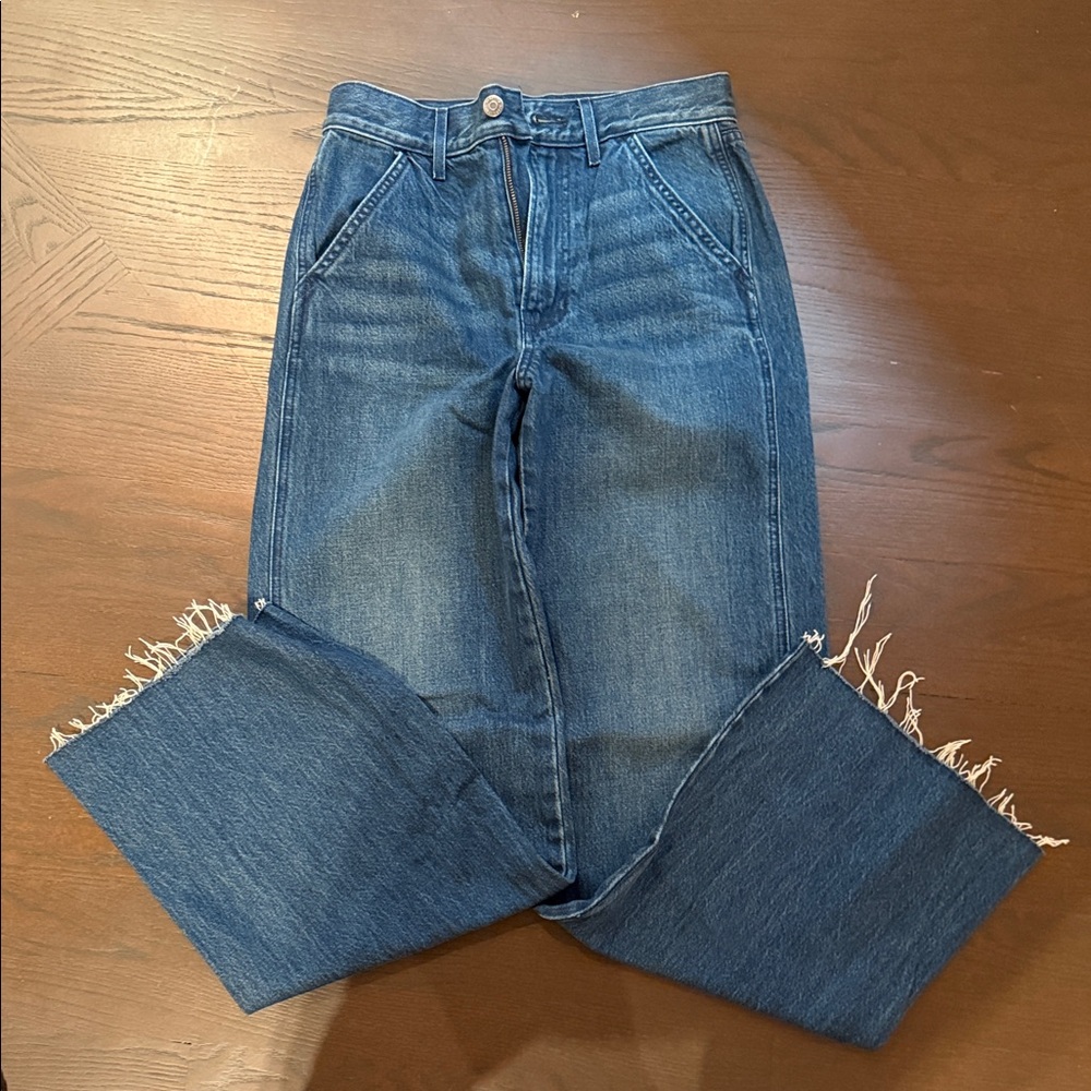 Veronica Beard Blue High Rise Women Jeans
